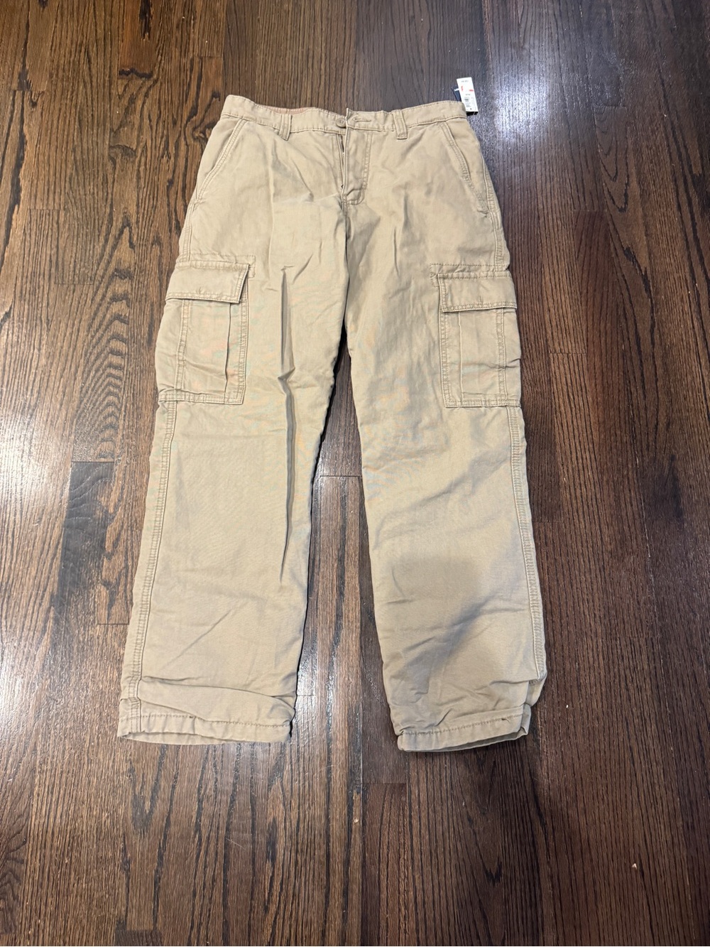 Men's Khaki Cargo Pants - Classic Utility Style Old Navy 30 x 30 New